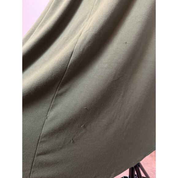 SOZY Med Green Maxi Dress Sleeveless Forest Green - Picture 10 of 10